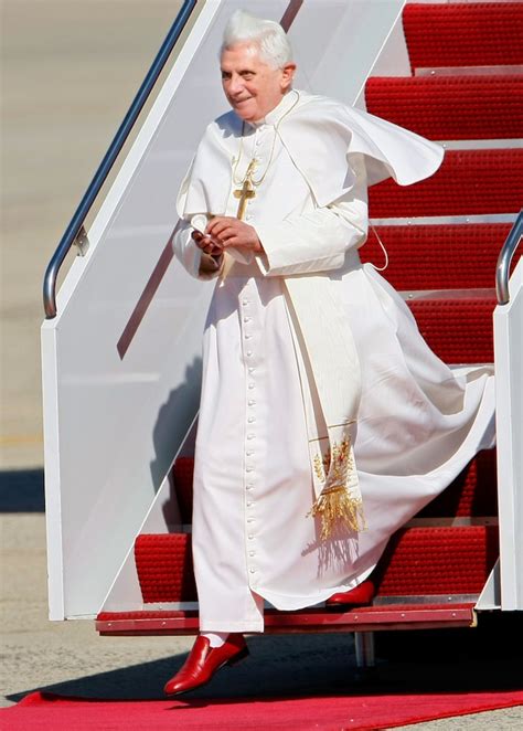 pope benedict xvi prada shoes